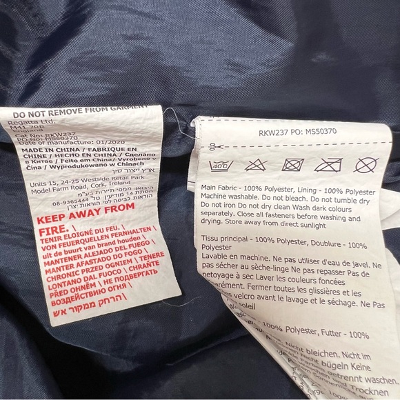 Regatta Great Outdoors Girl’s Pink Hooded Jacket Size 9/10 - Picture 7 of 8